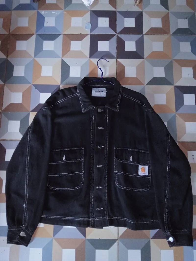 Carhart Work Denim Jacket boxy photo 1