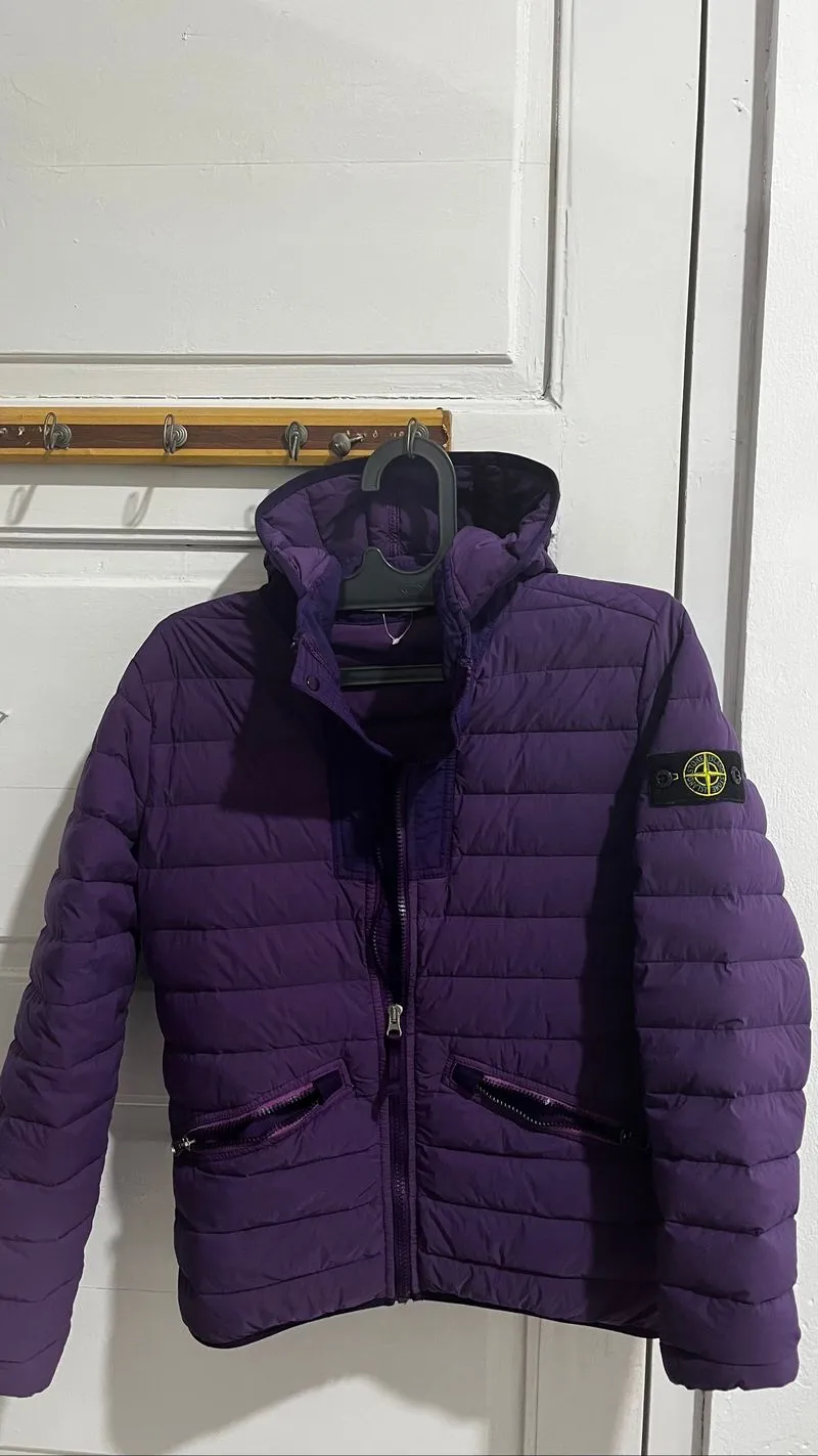 stone island down jacket sz12 photo 1