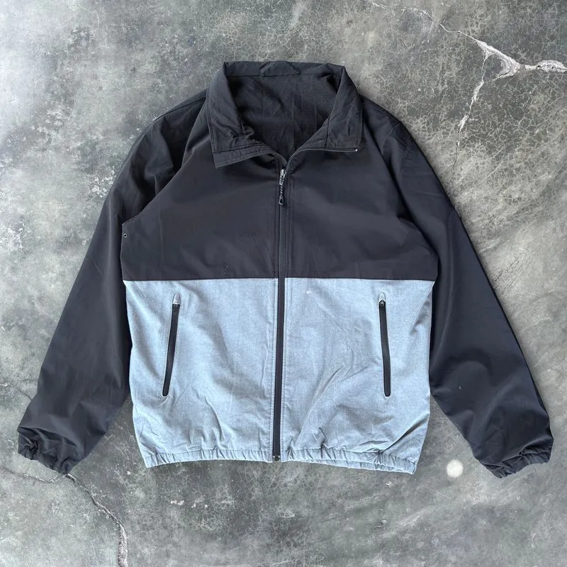 Uniqlo Vintage Sportswear Windbreaker Pria black gray photo 1