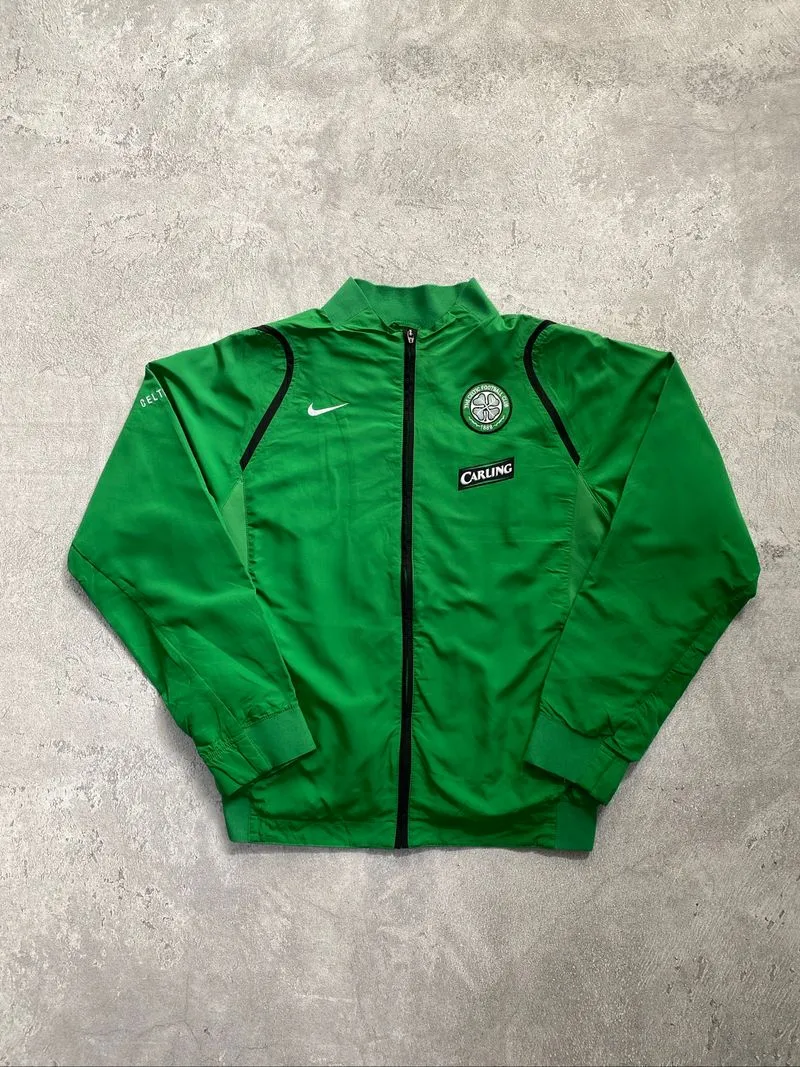 Nike 2005-2007 Celtic FC Track Jacket Training Jersey Total  photo 1