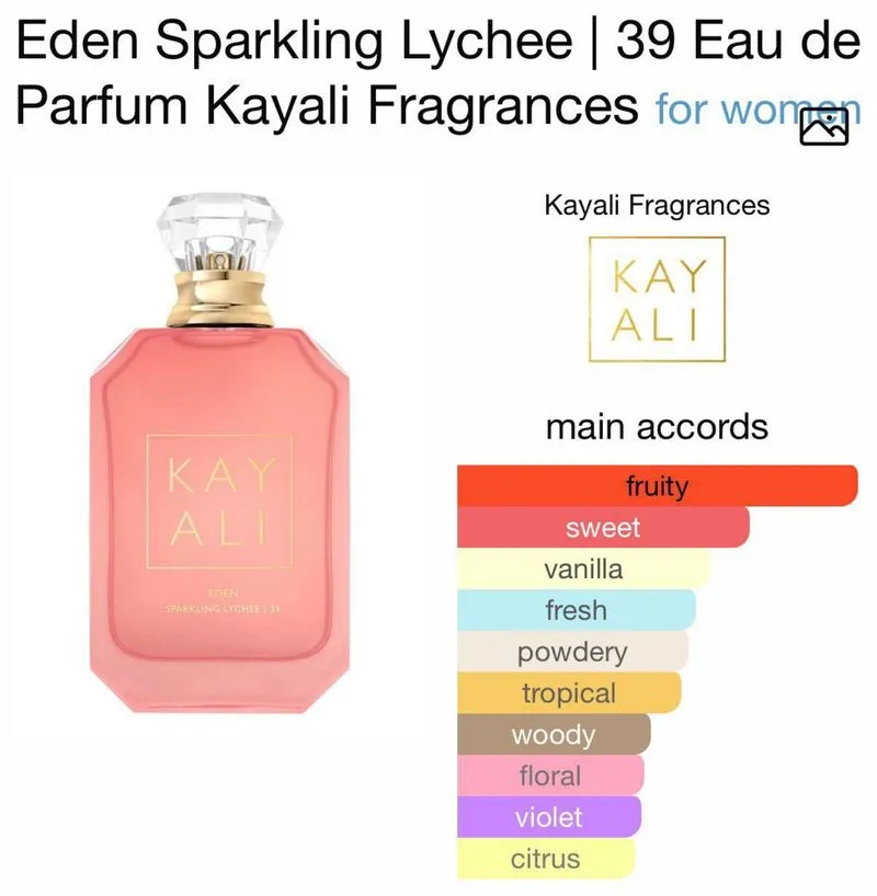 SPARKLING LYCHEE EDP PARFUME KAYALI photo 1