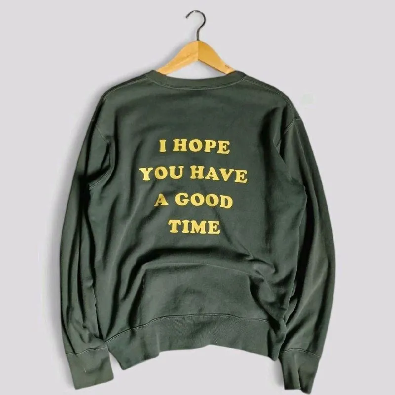 Crewneck Uniqlo x Peanuts Green | Thriftshop photo 1