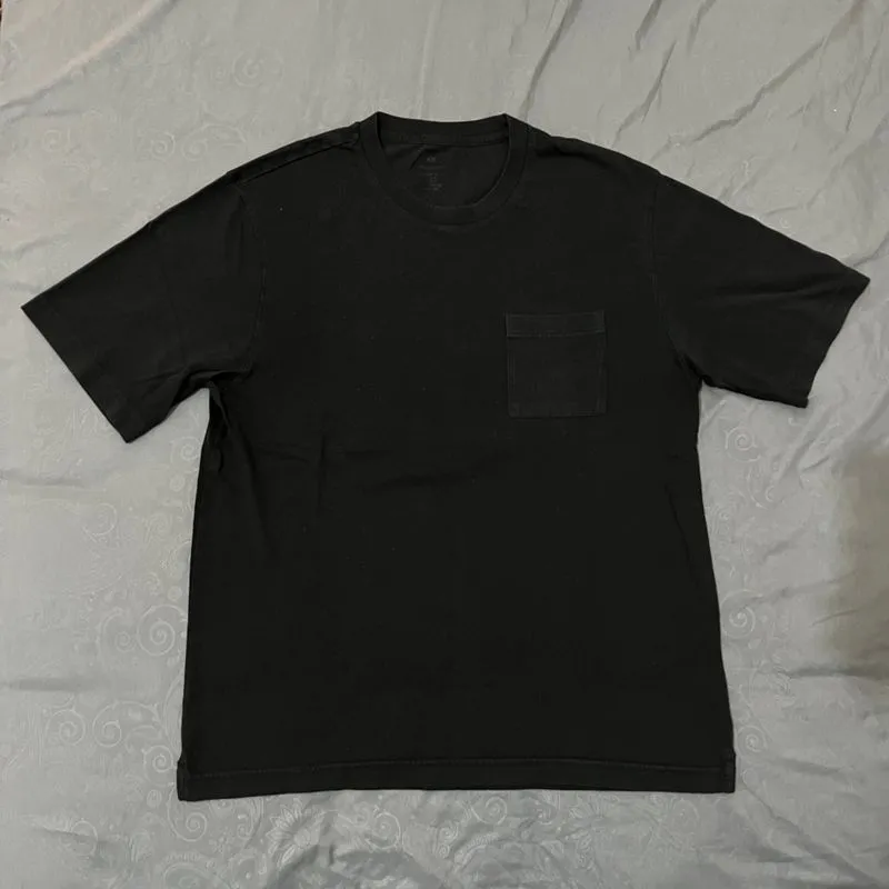 Kaos polos H&M hitam photo 1