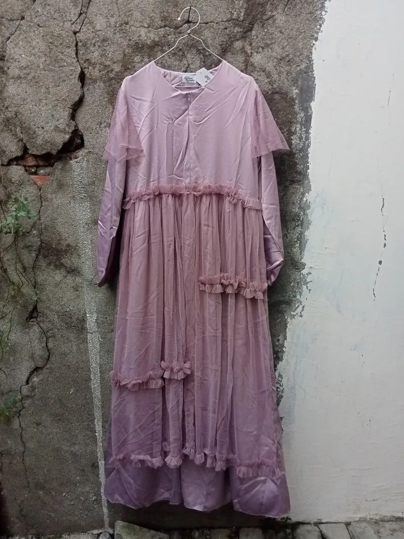 Fairy Muslim Evening dress Wanita purple photo 1