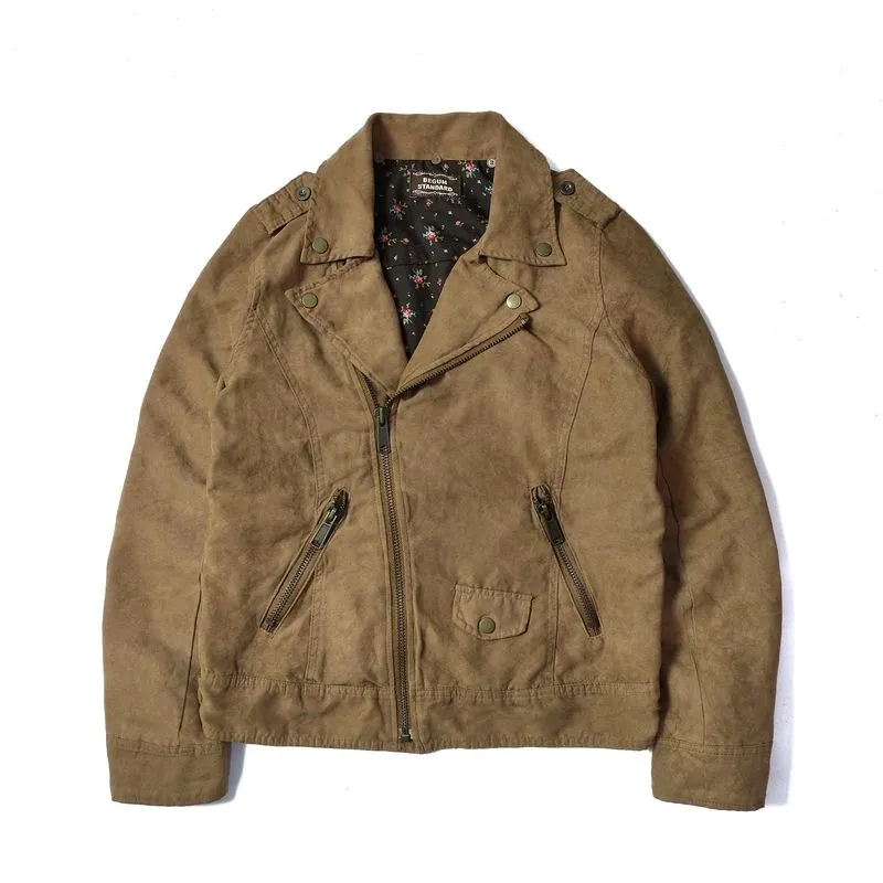 Japanese brand faux suede ramones jacket photo 1
