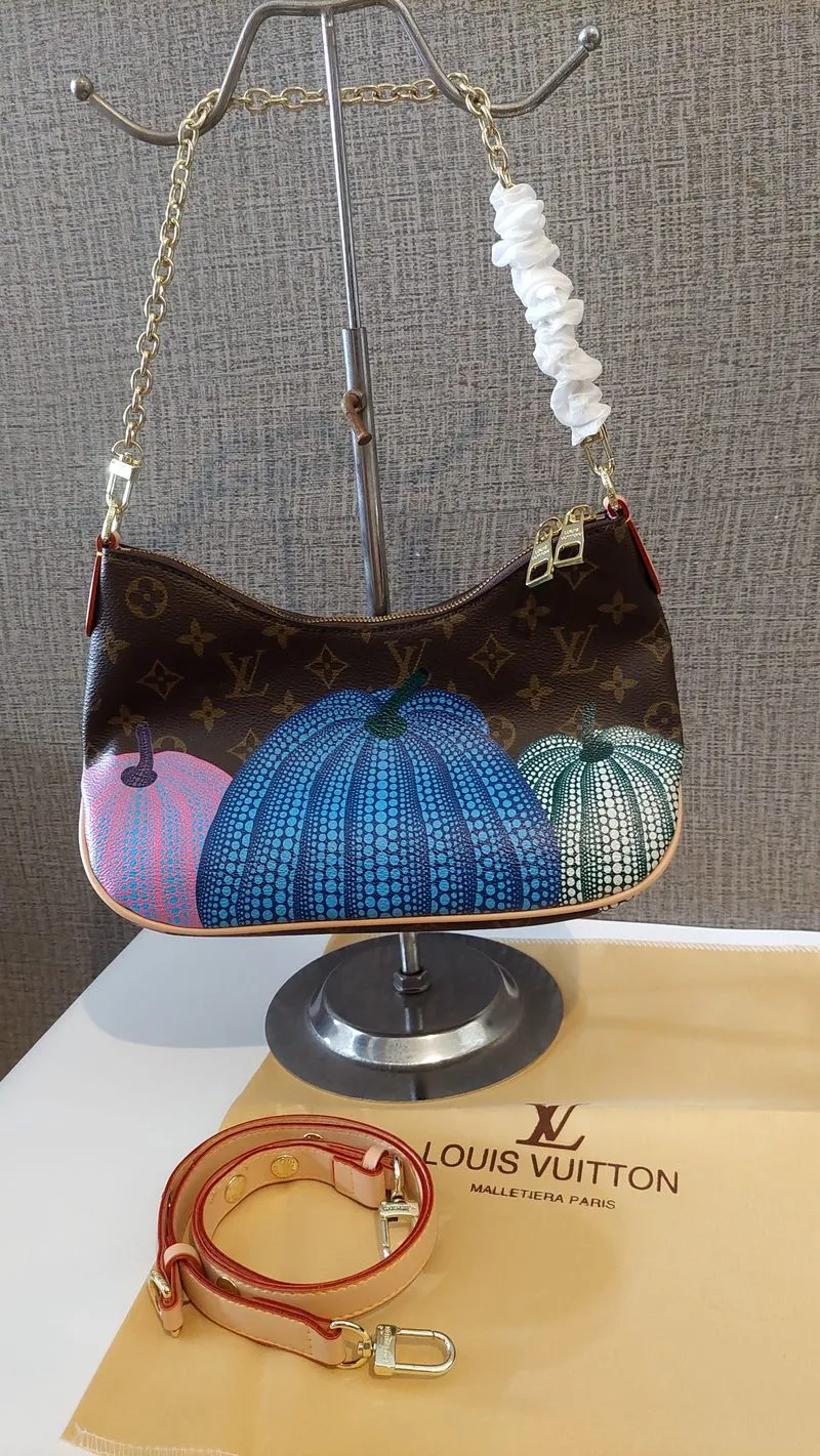 Louis Vuitton X YK boulogne monogram with pumpkin print Ori photo 1
