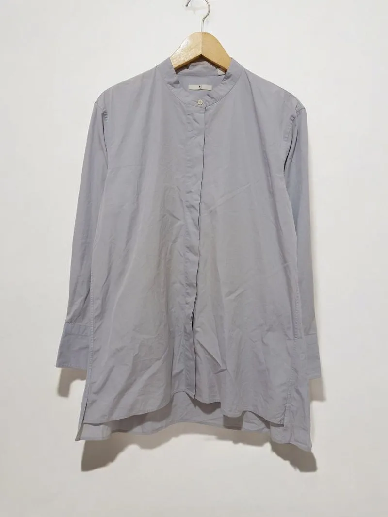 Uniqlo x +J Jill Sander Shanghai Collar Hidden Button Broken photo 1