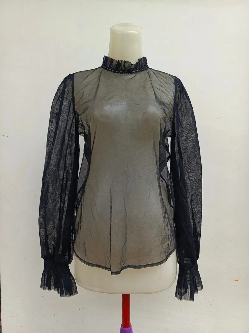 Blouse Long sleeve ONLY edge luxury
y2k fashion photo 1