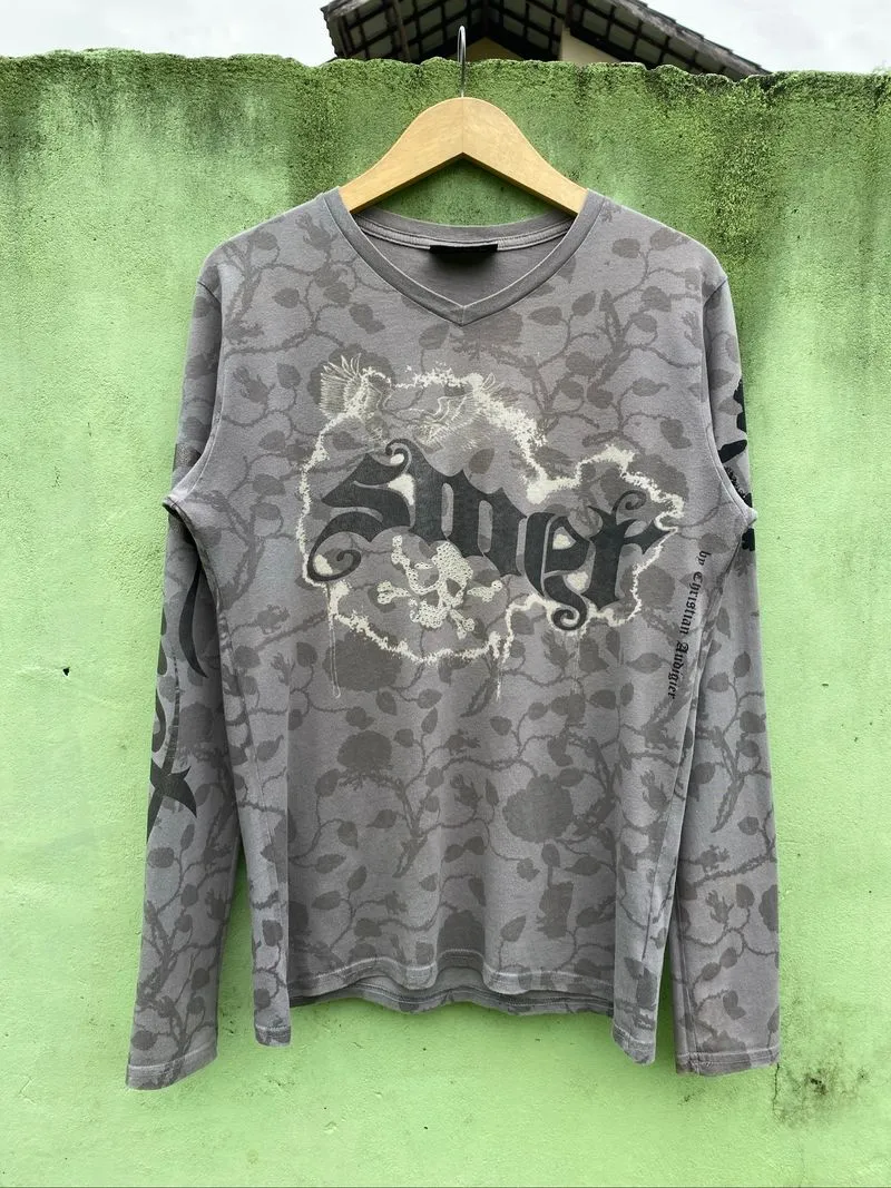 Smet by Christian Audigier Los Angeles Skull Revolver Gothic photo 1