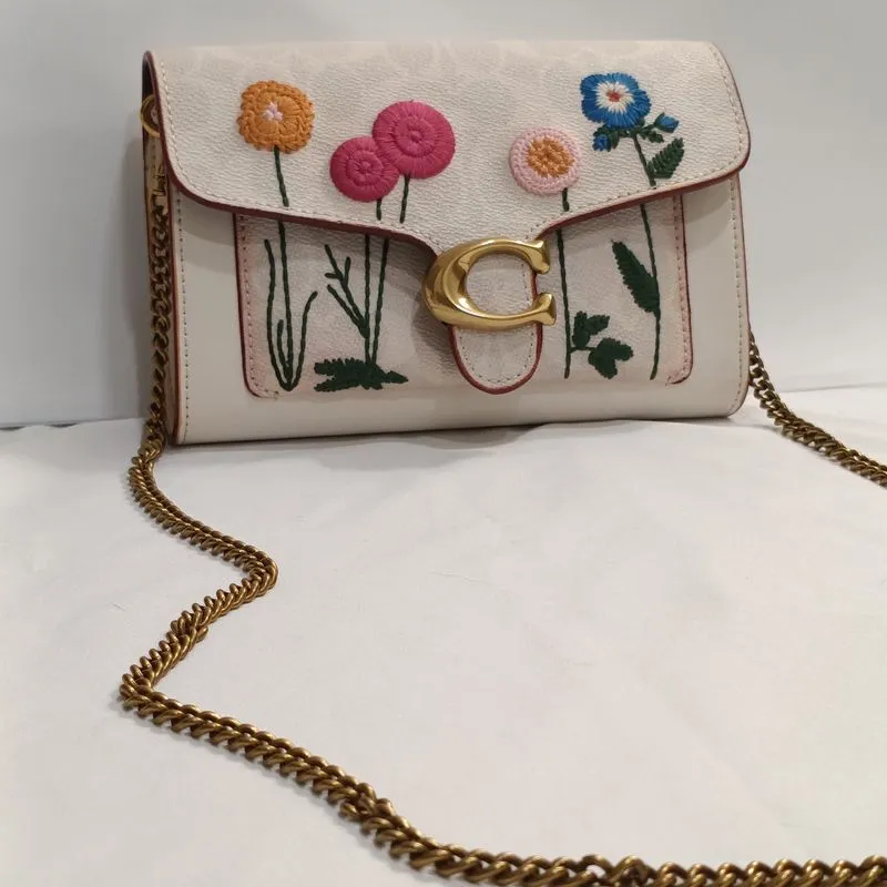 Coach Bag Floral Handbag Embroidery photo 1