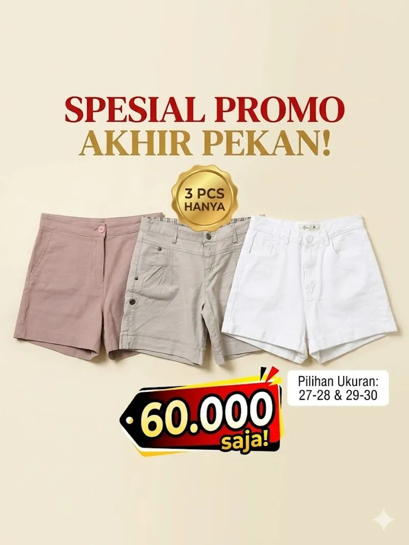 Celana pendek ukuran kecil murah photo 1