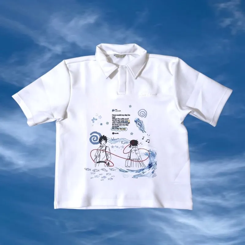 Wave to Earth x Kimi No Nawa Polo Shirt photo 1