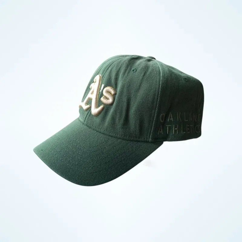 TOPI BASEBALL CAP MLB OAKLAND ATHLETIC GREEN BUILD UP photo 1