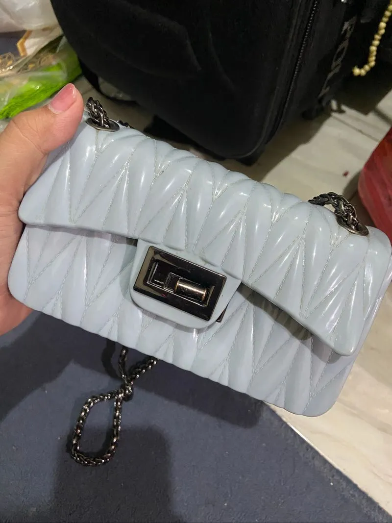 Slingbag / Tas selempang Jelly blue miniso photo 1