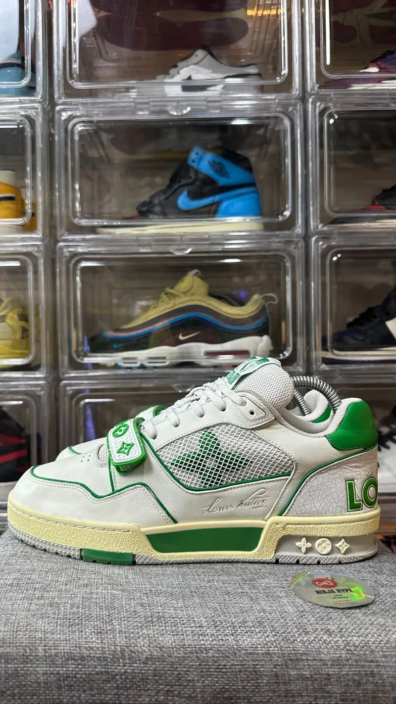 LOUIS VUITTON TRAINERS GREEN MESH , LOUIS VUITTON SNEAKERS , photo 1