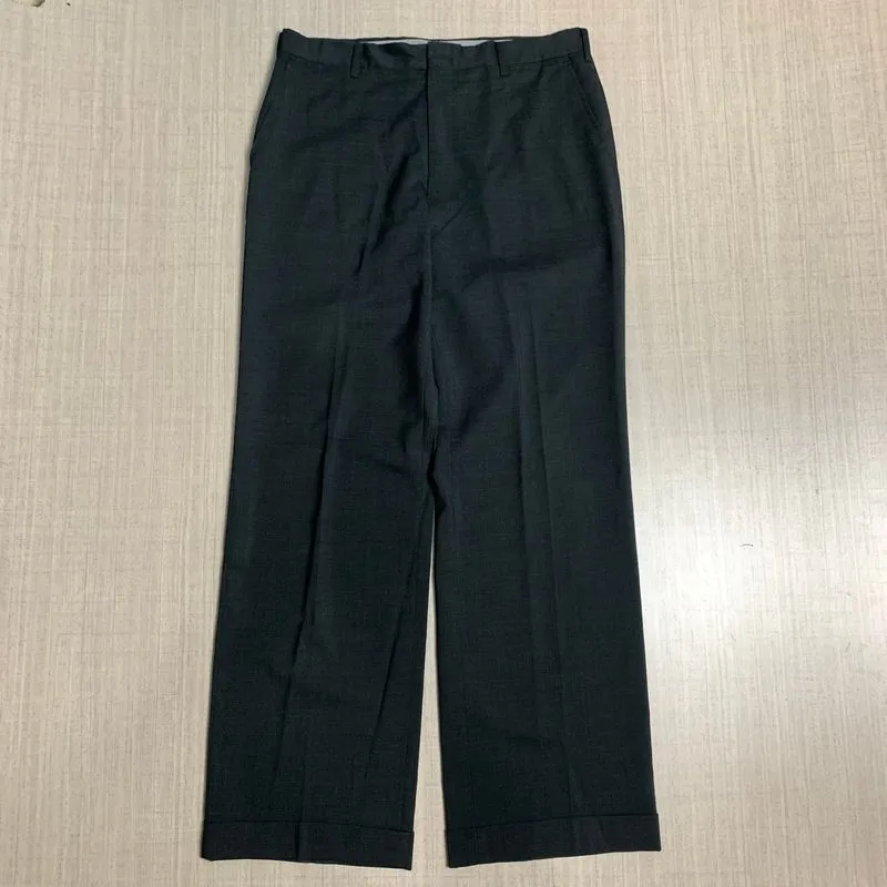 japanese tailored wool loose fit pants photo 1