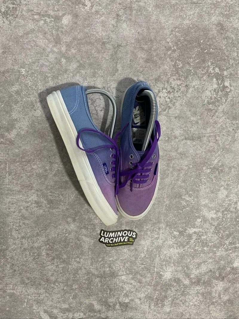 Vans authentic off the wall purple blue photo 1