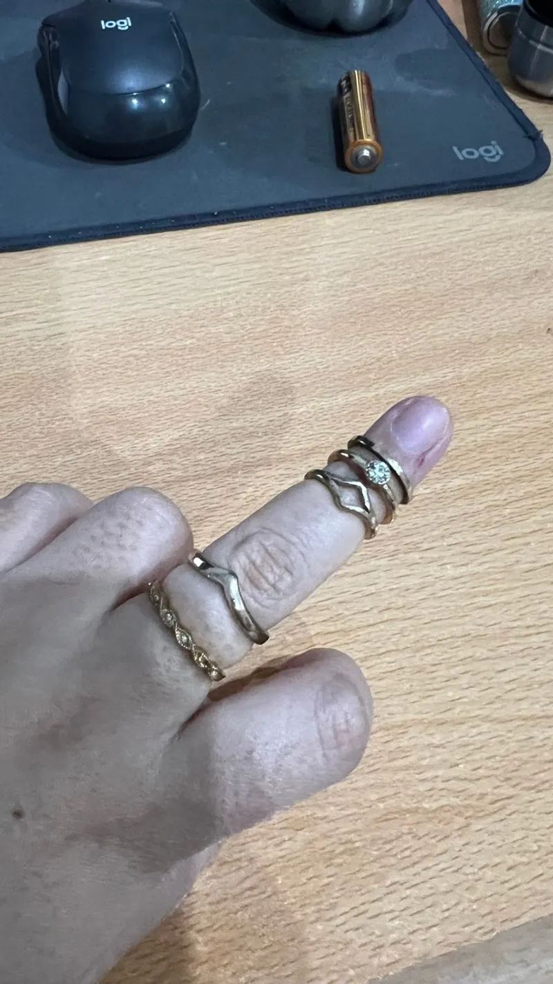 Bundle Cincin H&M - 5 Pcs Stack Ring Lucu, Jual Murah! photo 1