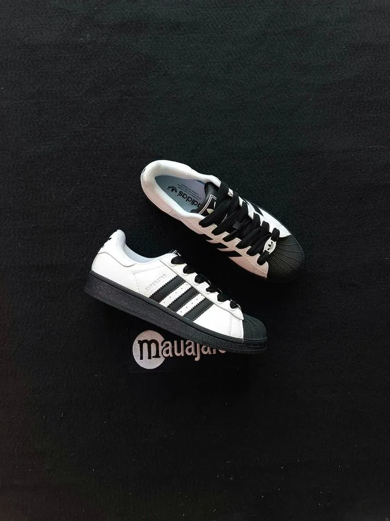 Adidas Superstar II White Black photo 1