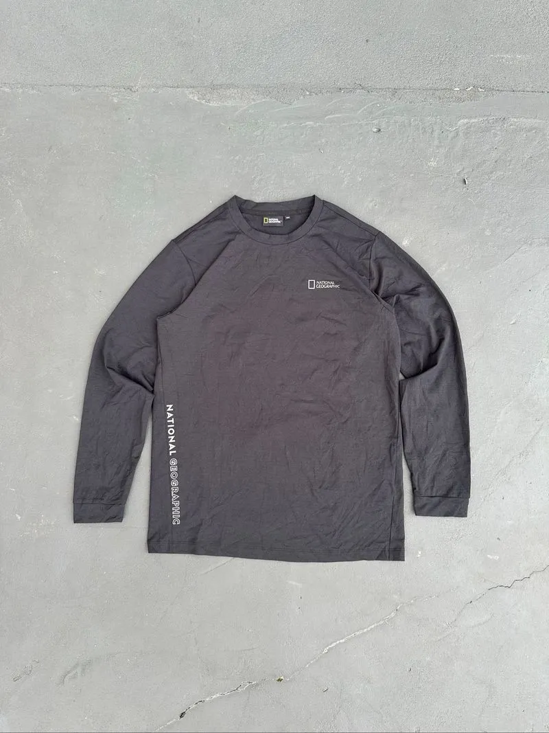 Kaos Lengan Panjang / Longsleeve National Geographic Carbon  photo 1