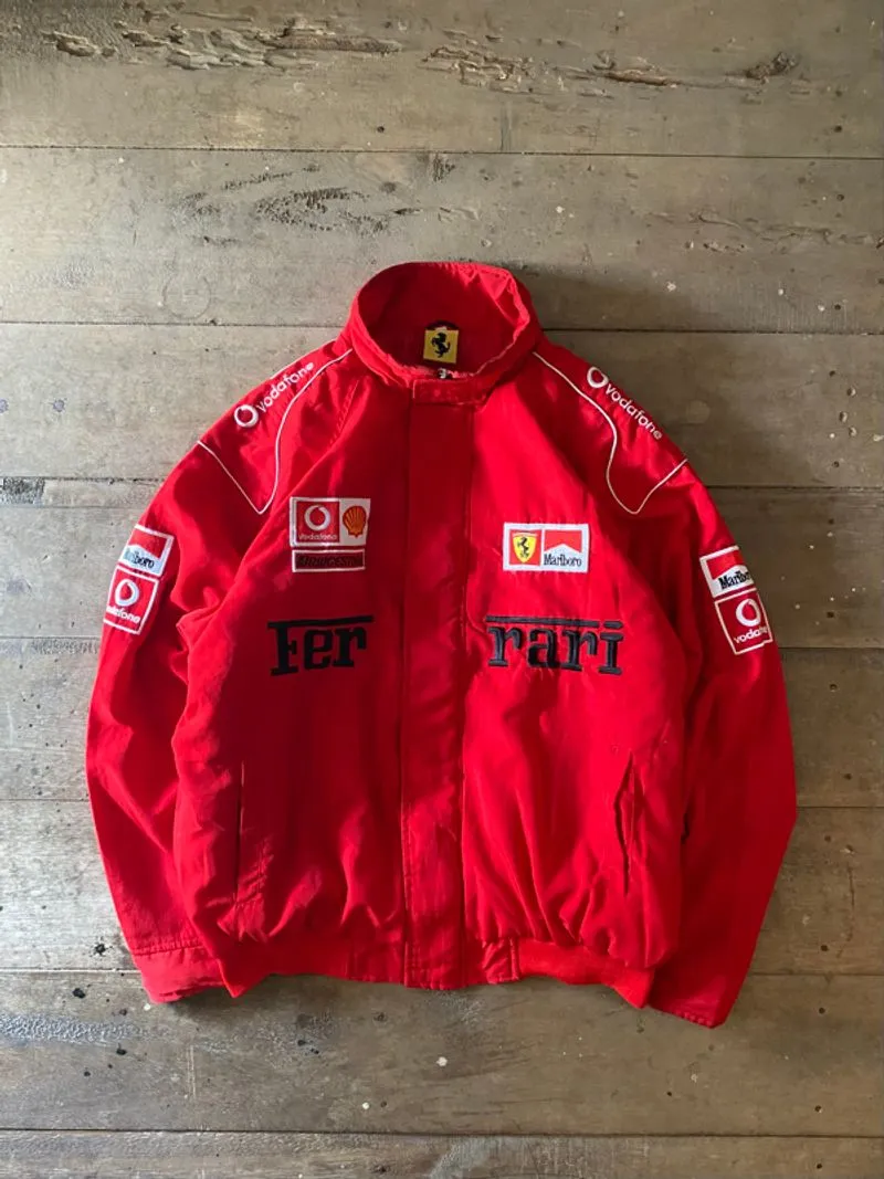 Ferarri F1 Michael Schumacher Vintage Racing Jacket photo 1