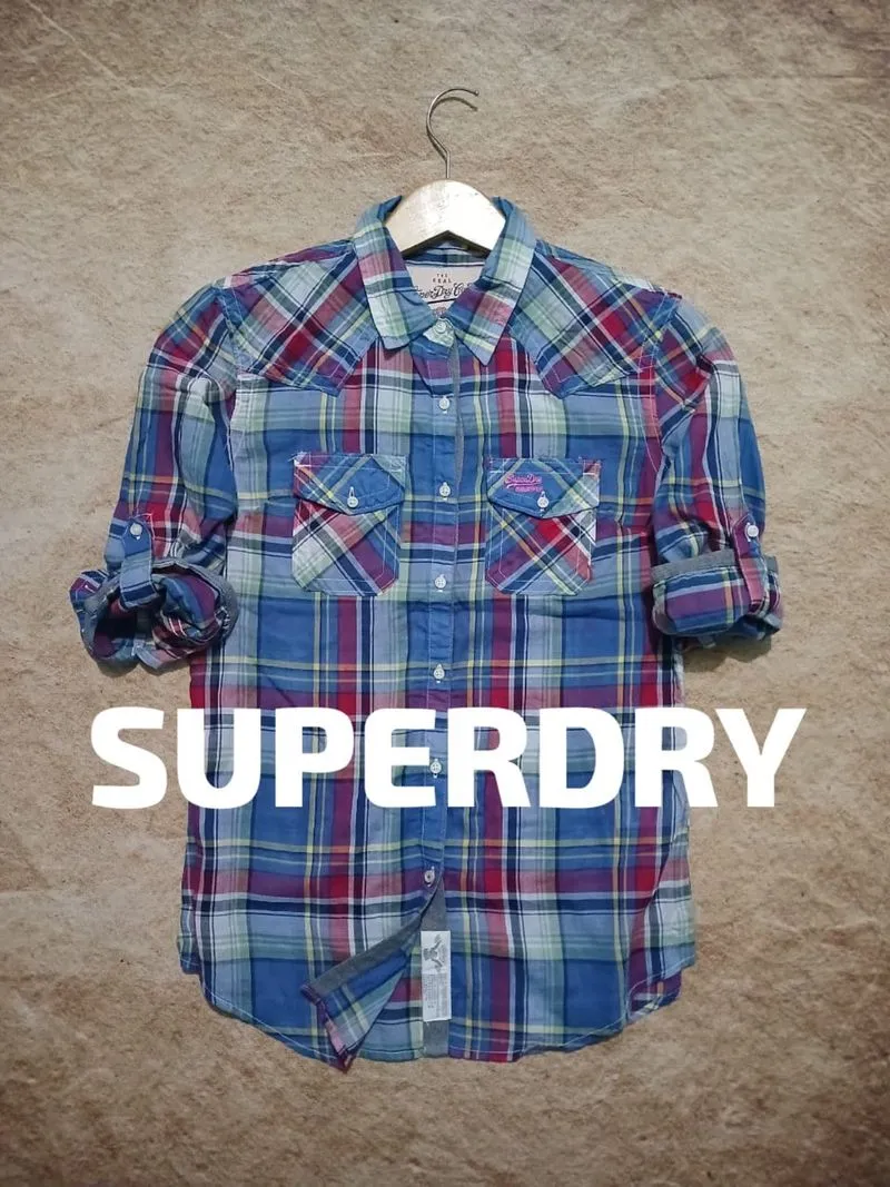 Superdry kemeja women second bekas preloved photo 1