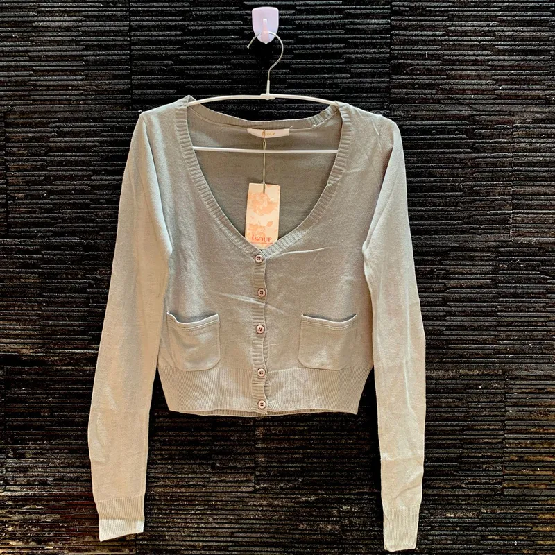 Soft Grey #Cardigan NEW!! (Available 2 photo 1