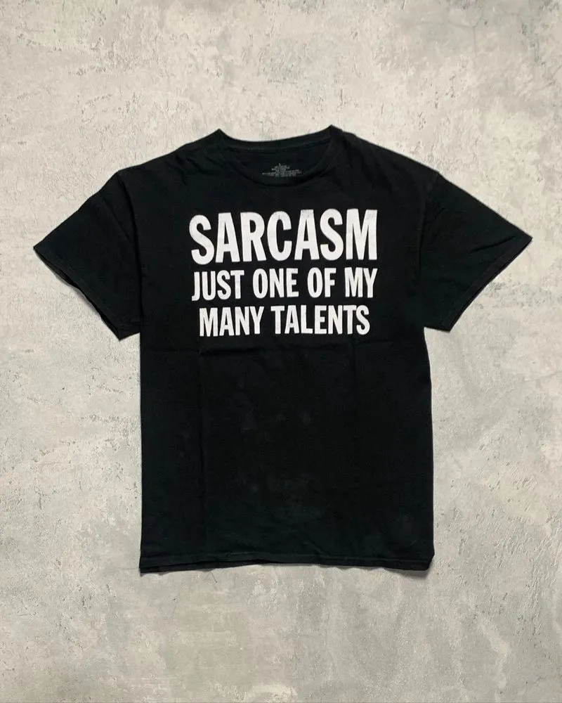 Vtg Quote T-Shurt Sarcasm photo 1