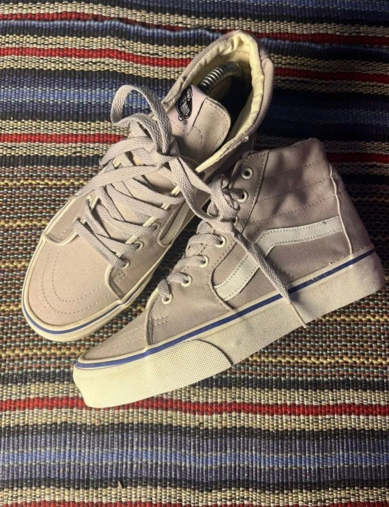 Sepatu Sneakers Vans High SK8 Grey Bnib Unisex photo 1
