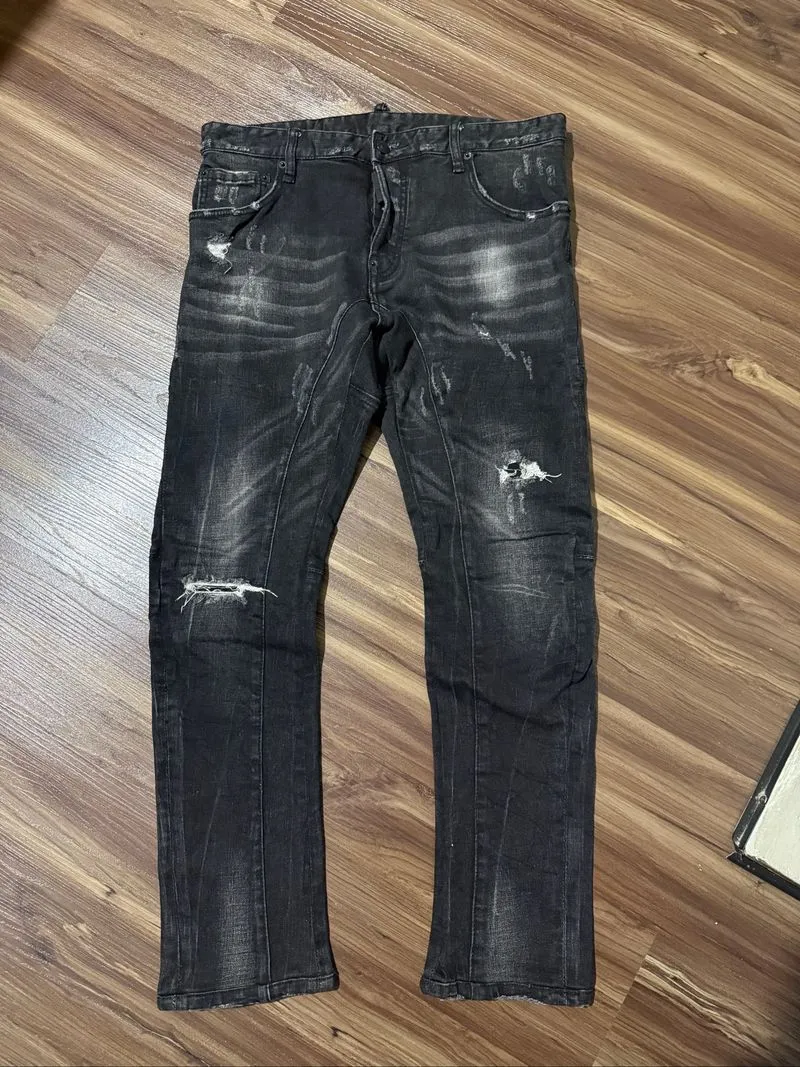 Celana jeans Dsquared2 hawaiian grunge photo 1
