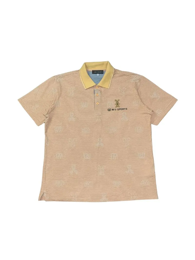 MU Sport Striped Polo Shirt Pinky photo 1