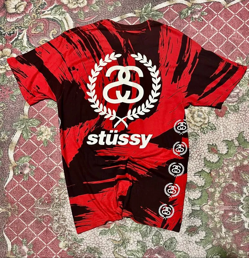 Stussy Painted -Red photo 1