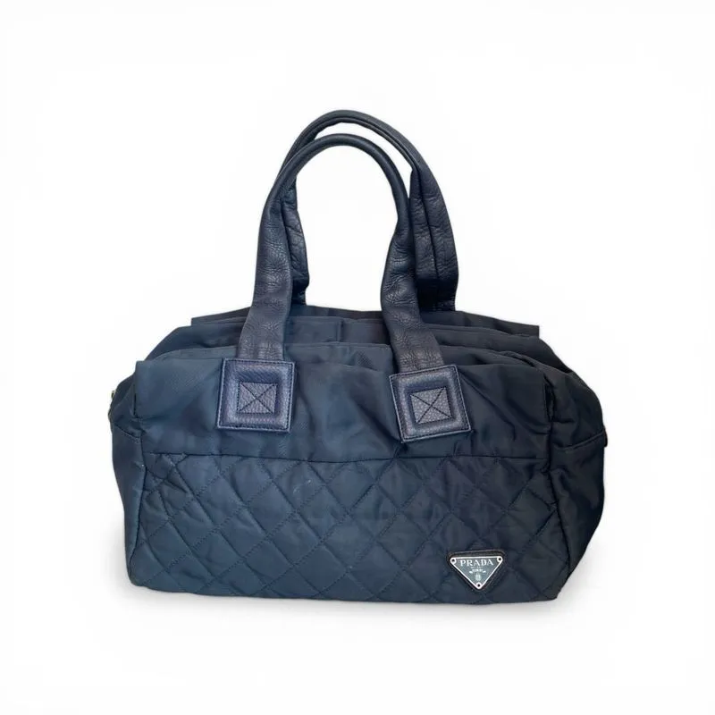 prada quilted nylon duffle bag photo 1