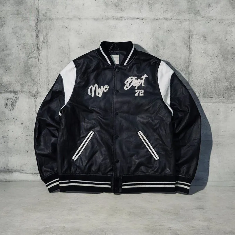 Jaket Varsity Kulit photo 1