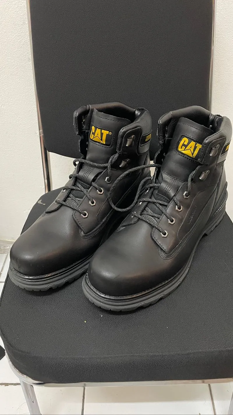 Caterpillar Base Plate Waterproof  - Black Leather photo 1