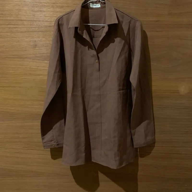 Kaos coklat polos photo 1