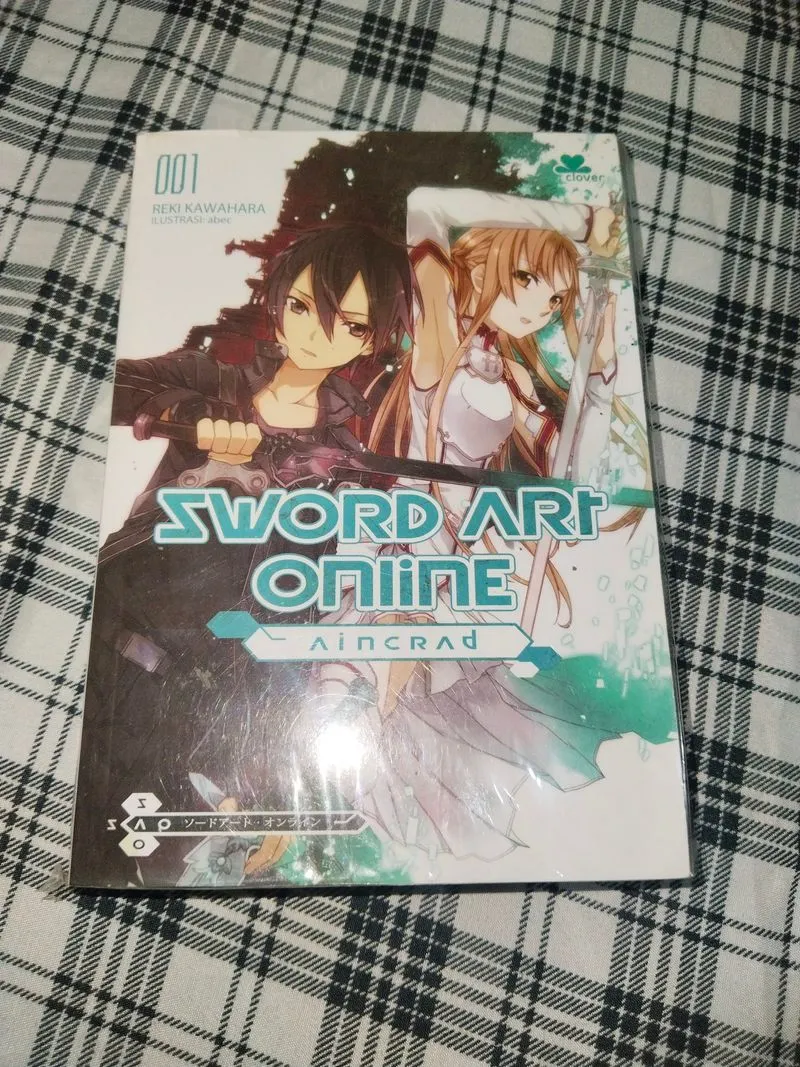 Buku novel ori Sword Art Online 001 Aincrad Reki Kawahara photo 1