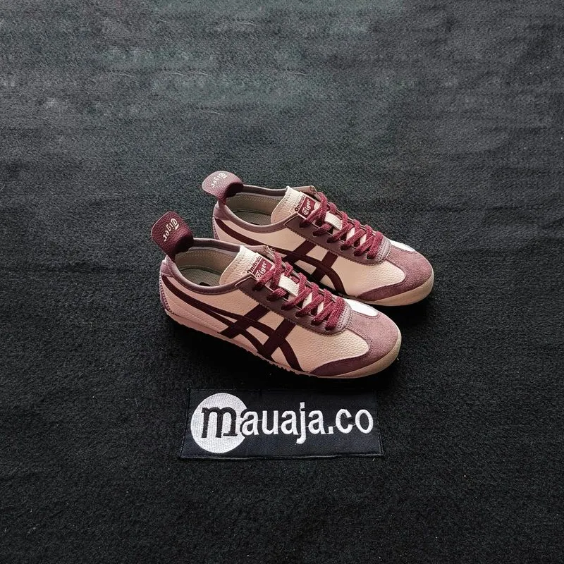 Onitsuka Tiger Mexico 66 Deluxe Cream Burgundy photo 1