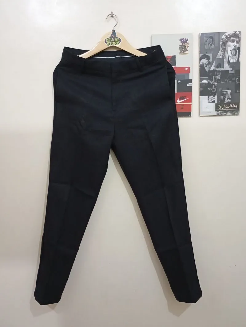 Celana Bahan Formal Black photo 1