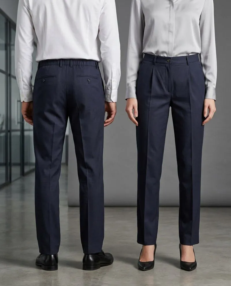 Piozen Men's Dark Navy Poly-Rayon Work Pants 31 32 photo 1