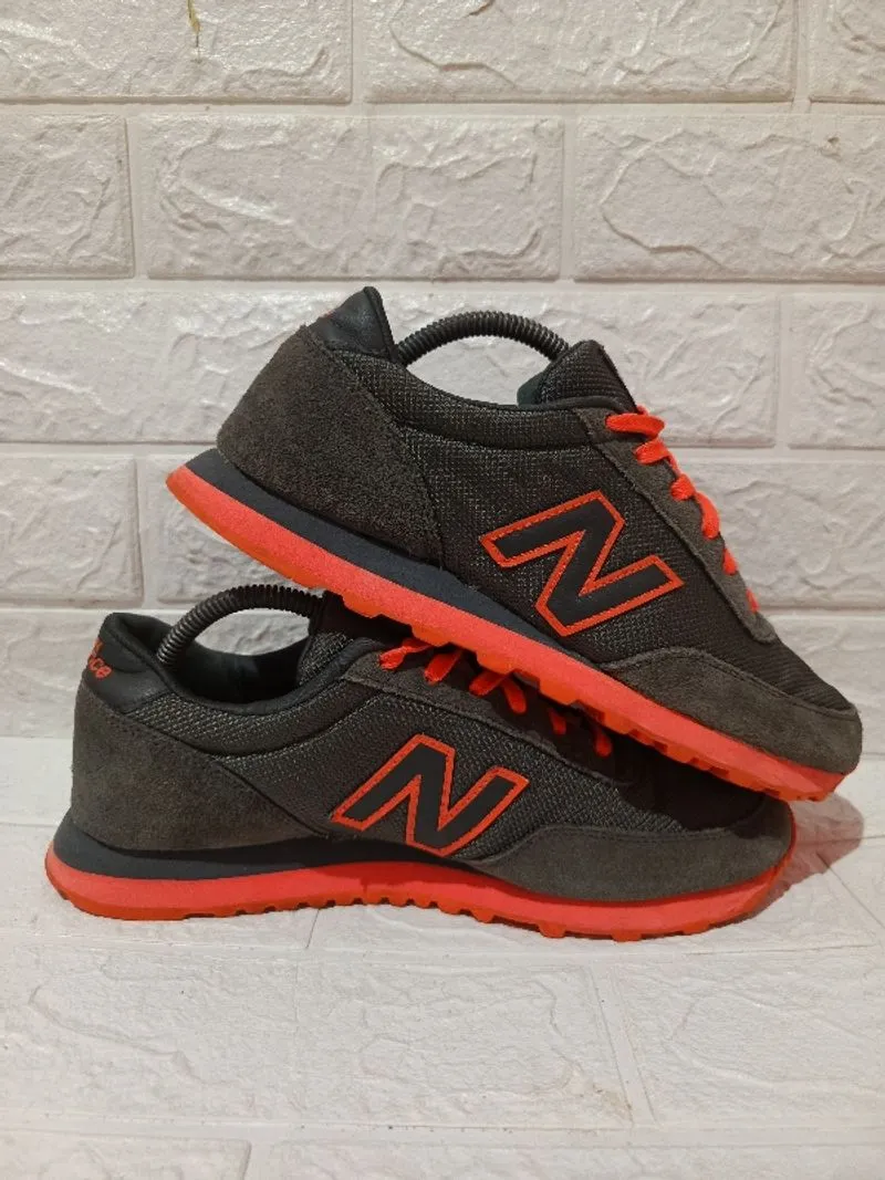 New Balance 501 Dark Grey Orange photo 1