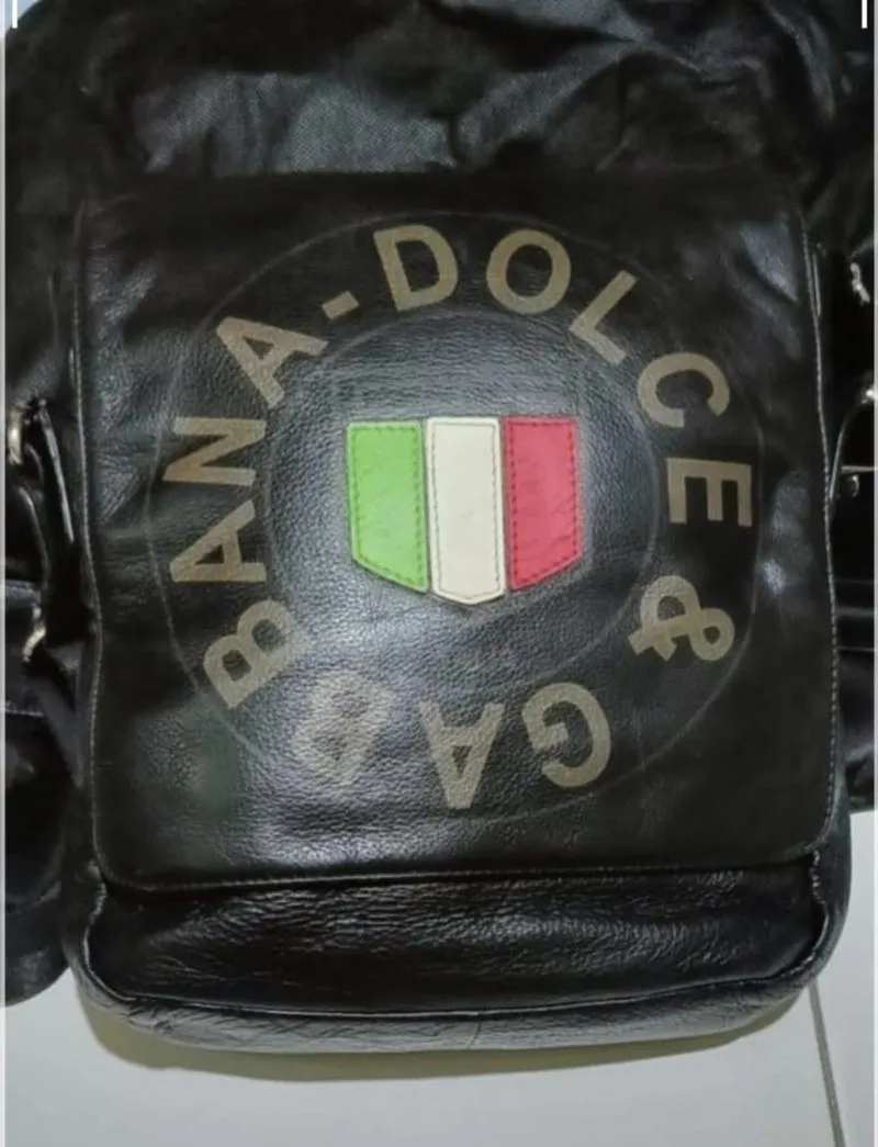 Tas Sling bag pria second leather  photo 1