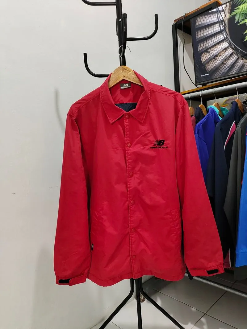 Coach Jacket New Balance Red Original photo 1