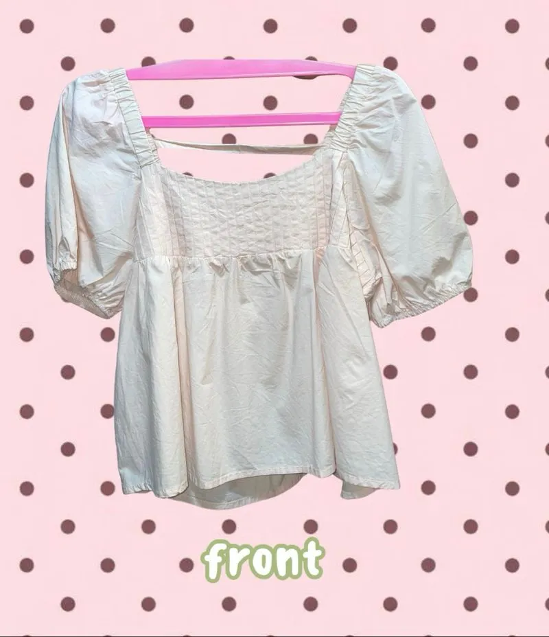 Puffed-sleeve Blouse photo 1