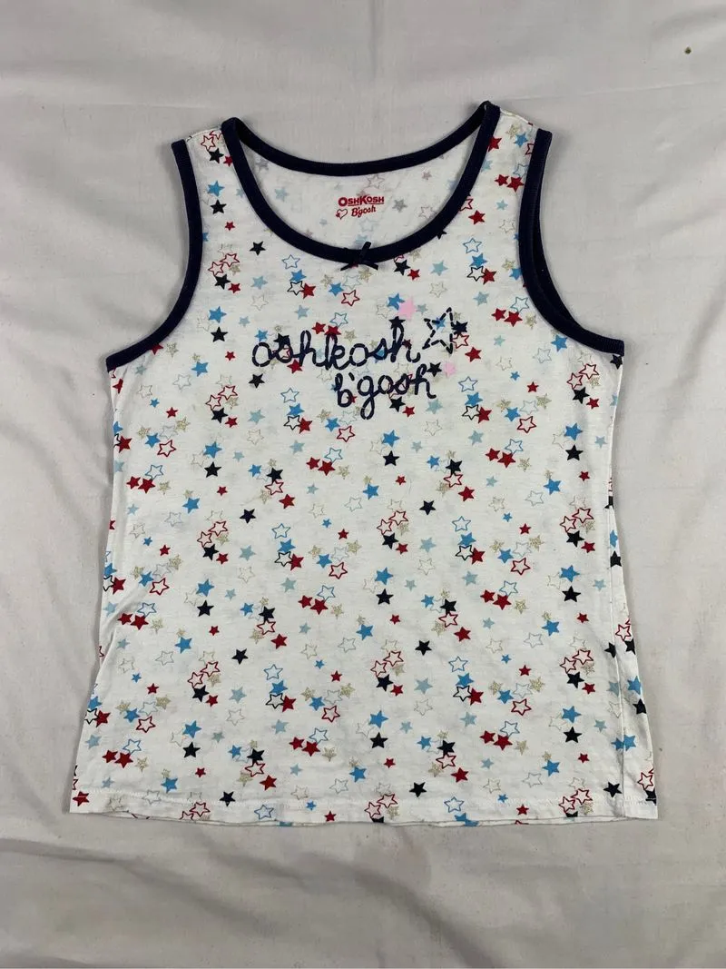 OshKosh B'gosh White Stars Ringer Baby Tee (XS) photo 1