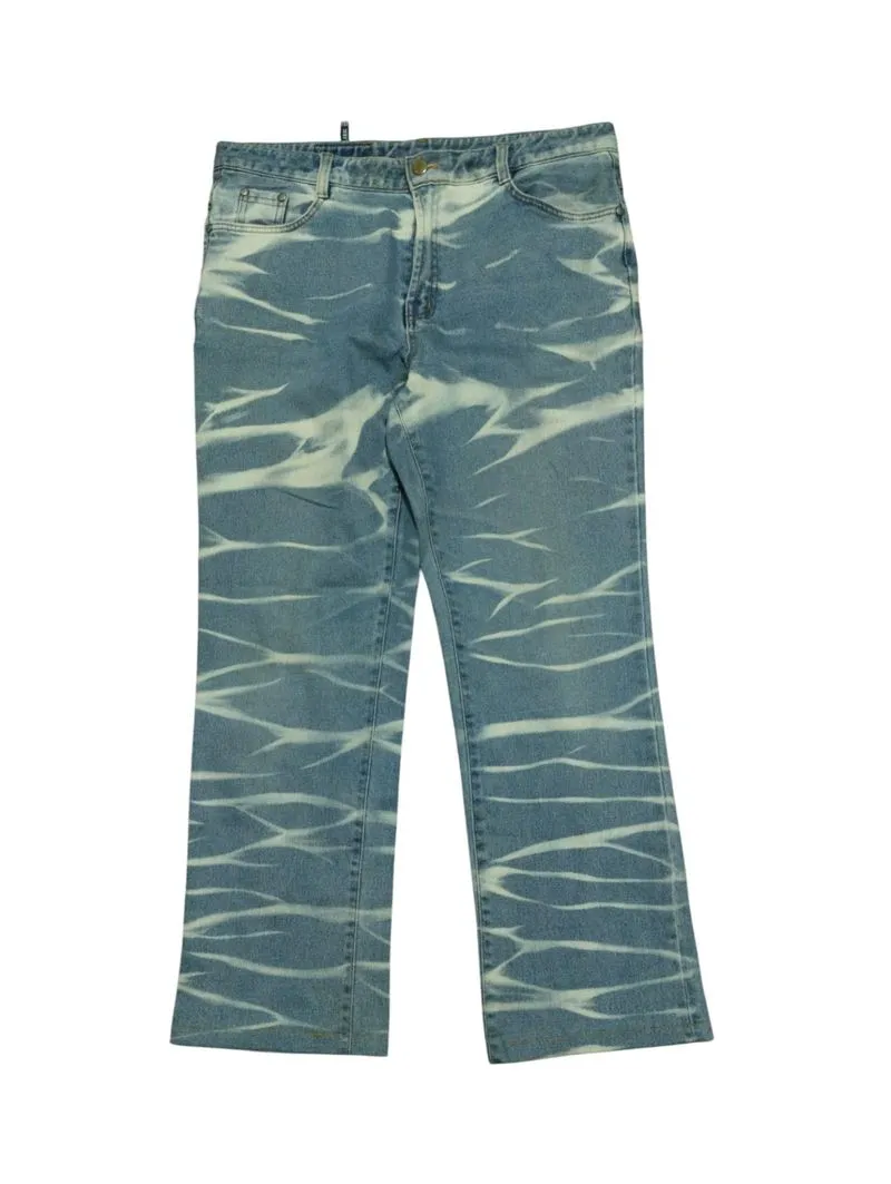 Japanese Brand Tiger Stripe Denim Pants photo 1