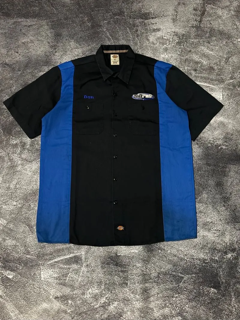 Dickies Casual Formal shirt Pria black gray photo 1