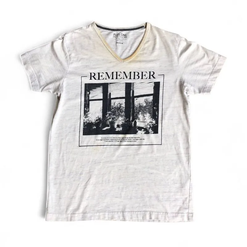 Y2K PLUS ONE POEM GRUNGE TEE photo 1
