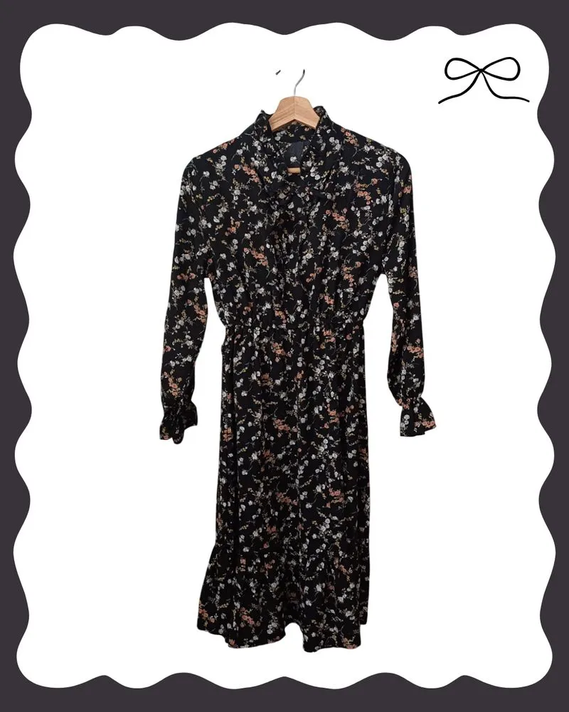 Korean Long Sleeve Spring Dress photo 1