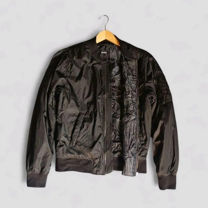 Jaket Bomber Topten Full Black | Thriftshop photo 1